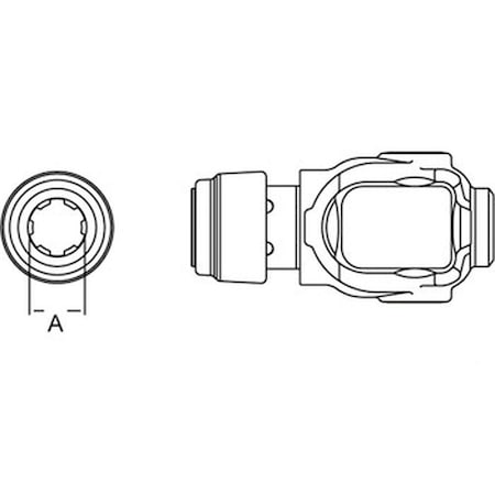 Aftermarket AutoLok Tractor Yoke A-113-3506-AI